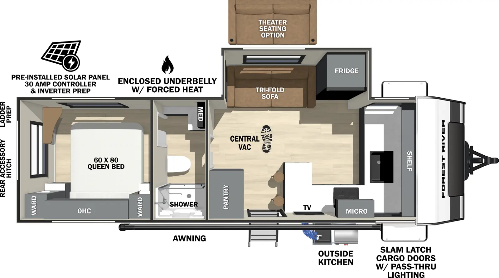 Ibex 20FKDS Floorplan